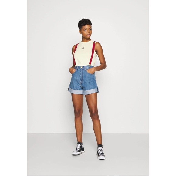 Levi's | Shorts | New Levis X Pokmon Misty Denim High Rise Cotton Shorts  Size 26 | Poshmark